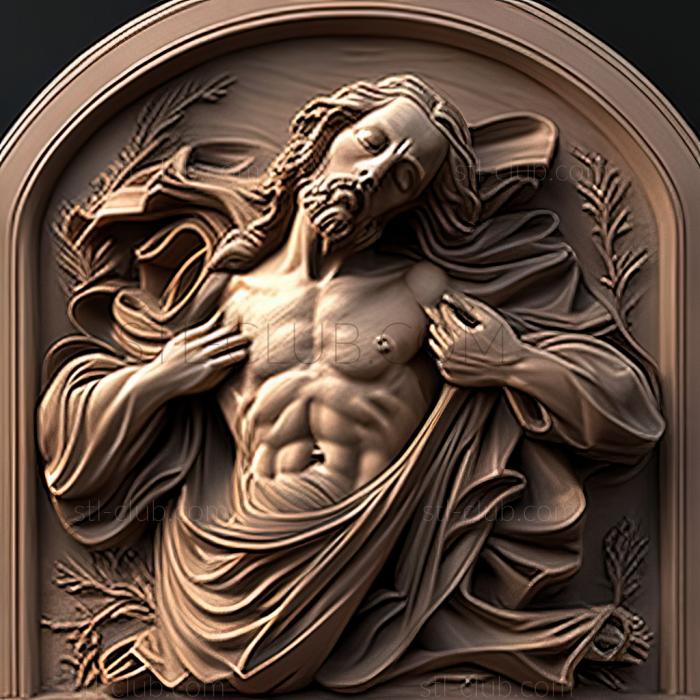 3D model st jesus (STL)